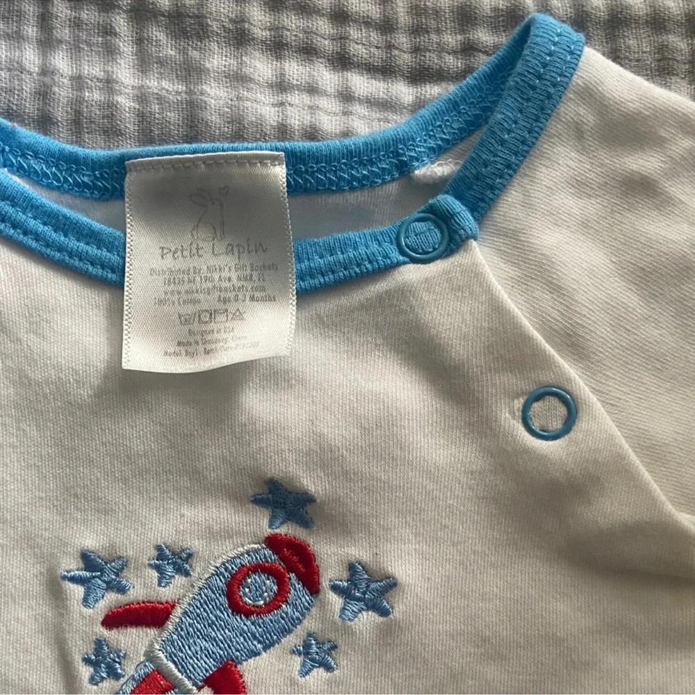 Blue and White Babe Set Size 0-3 M